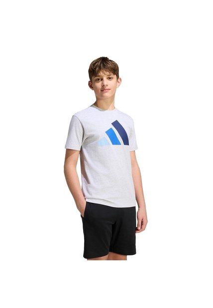 Camiseta Rojo Adidas Essentials Kids Gris