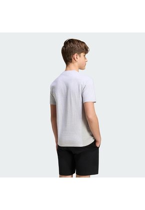Camiseta Rojo Adidas Essentials Kids Gris