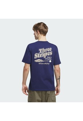 Camiseta Verde Adidas Graphic Sports Bar Pool Azul