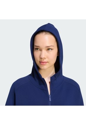 Buzos Y Súeteres Azul Adidas BUZO CON CAPUCHA SOFT LUX CIERRE Azul