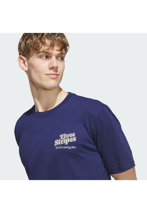 Camiseta Verde Adidas Graphic Sports Bar Pool Azul