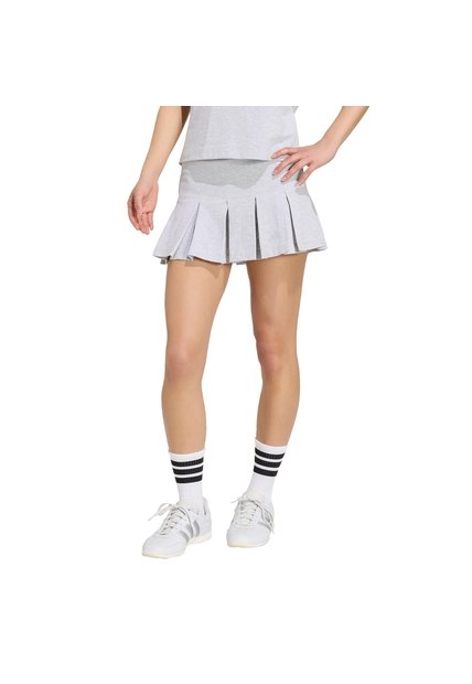Falda Verde Adidas Con Licras Interiores Seasonal Essentials Colorpop Gris