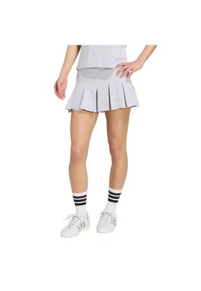 Falda Verde Adidas Con Licras Interiores Seasonal Essentials Colorpop Gris