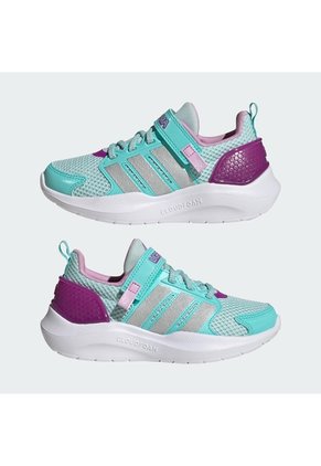 Tenis Morado Adidas Lightorama Runner Niños Celeste