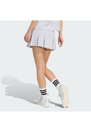 Falda Verde Adidas Con Licras Interiores Seasonal Essentials Colorpop Gris