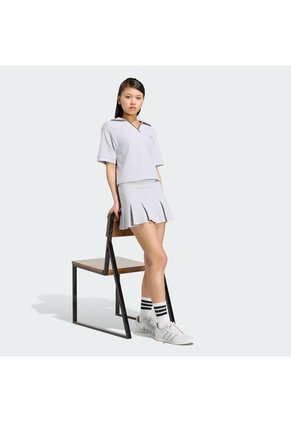 Falda Verde Adidas Con Licras Interiores Seasonal Essentials Colorpop Gris