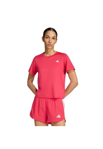 Camiseta Morado Adidas Workout Essentials De Cuello Redondo Rosa adidas Performance
