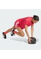 Camiseta Morado Adidas Workout Essentials De Cuello Redondo Rosa de adidas Performance
