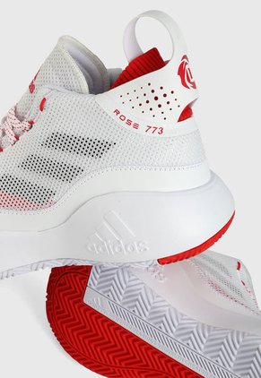 Tenis Basketball Blanco-Rojo adidas Performance D Rose 773 2020