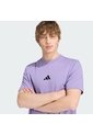 Polera Manga Corta Urbano Essentials Adultos Morado de adidas Performance