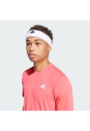 Camiseta Blanco Adidas De Tenis Club Climacool Rosa
