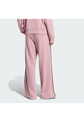 Pantalón Beige Adidas Seasonal Essentials Colourpop Con Gráfico Bordado Morado
