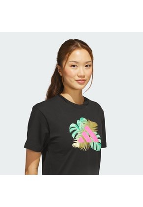 Camiseta Negro Adidas Graphic Festival-Inspired Logo Negro