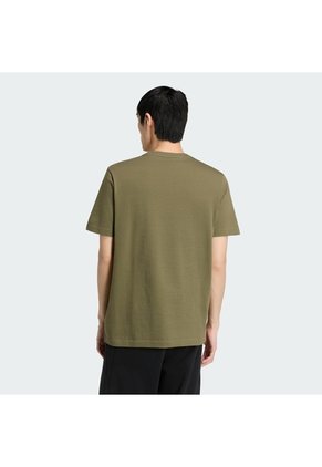 Camiseta Blanco Adidas Graphic Camo Logo 3 Barras Verde