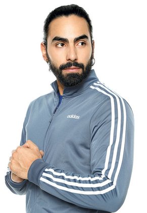 Chaqueta Azul adidas Performance E 3S TT Tric