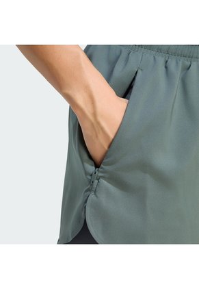 Shorts Entrenamiento Negro Adidas D4T Go To 2 En 1 Gris
