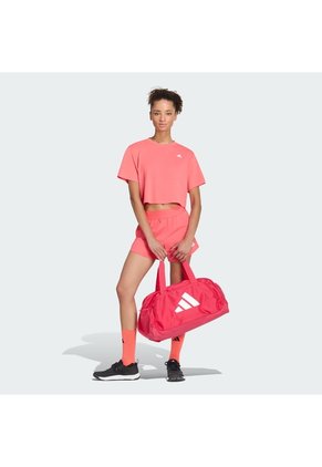 Camiseta Entrenamiento Morado Adidas Train Essentials Boxy Rosa