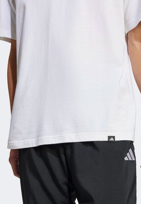 Camiseta adidas Sportswear Lounge Slide Graphic Blanco