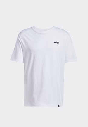 Camiseta adidas Sportswear Lounge Slide Graphic Blanco
