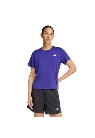 Camiseta Morado Adidas Workout Essentials De Cuello Redondo Morado adidas Performance