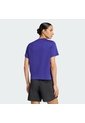 Camiseta Morado Adidas Workout Essentials De Cuello Redondo Morado de adidas Performance