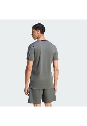 Camiseta Negro Adidas De Entrenamiento Designed For Training Verde