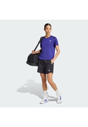 Camiseta Morado Adidas Workout Essentials De Cuello Redondo Morado