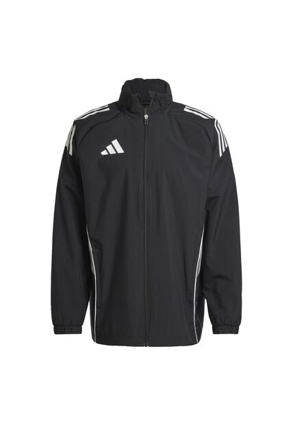 Adidas Performance Chaqueta Adidas Hombre Para Todo Clima Tiro 25 Competición-Negro-Gris Chaqueta