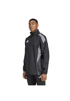 Adidas Performance Chaqueta Adidas Hombre Para Todo Clima Tiro 25 Competición-Negro-Gris Chaqueta