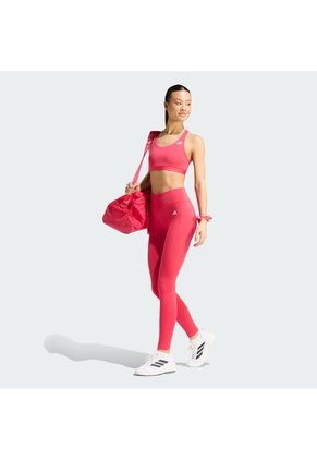 Pantalón Naranja Adidas Licras De Largo Completo Con Bolsillo Almacenamiento Optimé Essentials Rosa
