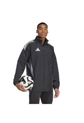Adidas Performance Chaqueta Adidas Hombre Para Todo Clima Tiro 25 Competición-Negro-Gris Chaqueta
