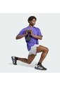 Camiseta Gris Adidas De Entrenamiento D4T PrimeLift Essentials Malla Morado de adidas Performance