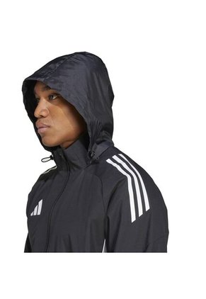 Adidas Performance Chaqueta Adidas Hombre Para Todo Clima Tiro 25 Competición-Negro-Gris Chaqueta