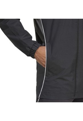 Adidas Performance Chaqueta Adidas Hombre Para Todo Clima Tiro 25 Competición-Negro-Gris Chaqueta