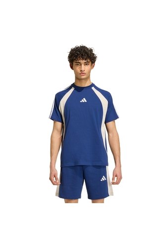 Camiseta Azul Adidas Seasonal Essentials Bloque De Color Azul adidas Performance