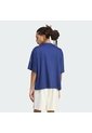 Camiseta Azul Adidas Soft Lux Azul de adidas Performance