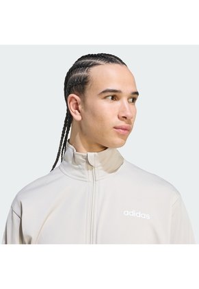 Sudadera Morado Adidas Conjunto Linear Beige