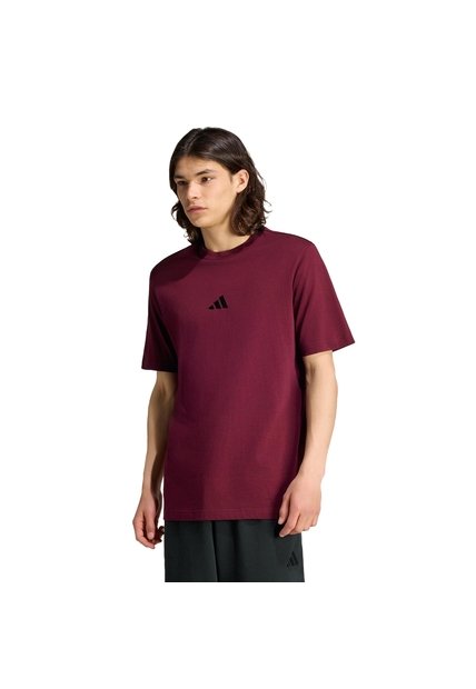 Polera Manga Corta Urbano Essentials Adultos Rojo