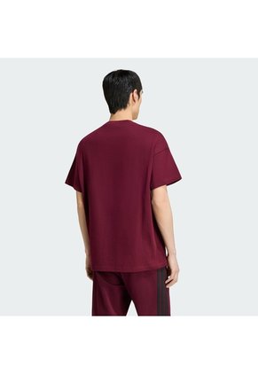 Camiseta Negro Adidas M AK 3S TEE LO Rojo