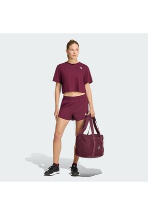 Camiseta Entrenamiento Morado Adidas Train Essentials Boxy Rojo
