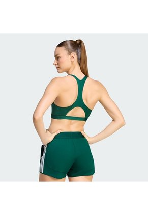 Top Deportivo Naranja Adidas Optime Essentials Workout De Sostén Medio Verde