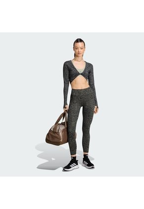 Top Deportivo Turquesa Adidas Optime Workout Strappy Sujeción Ligera Verde
