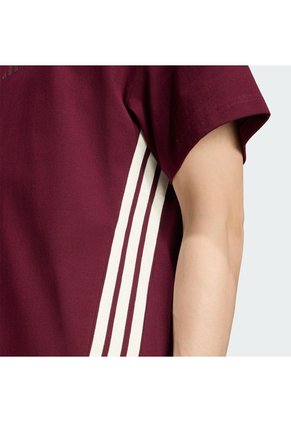 Camiseta Negro Adidas M AK 3S TEE LO Rojo