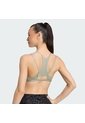 Top Deportivo Turquesa Adidas Optime Workout Strappy Sujeción Ligera Verde de adidas Performance