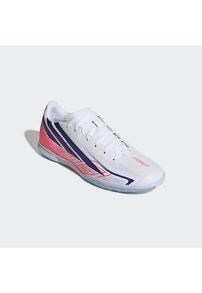 Guayos Blanco Adidas F50 Hyperfast Club Cancha Cubierta Blanco