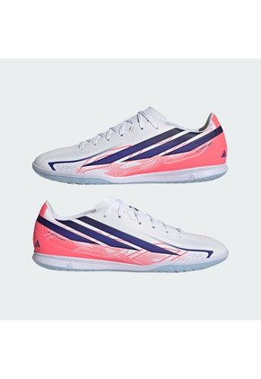 Guayos Blanco Adidas F50 Hyperfast Club Cancha Cubierta Blanco