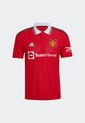 Camiseta Negro-Blanco-Rojo adidas Performance Manchester United 22/23 Home de adidas Performance