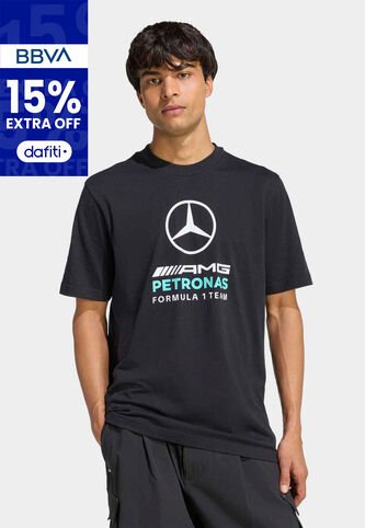 Camiseta adidas Sportswear Mercedes - AMG Petronas Fórmula 1 Team DNA Negro adidas Performance