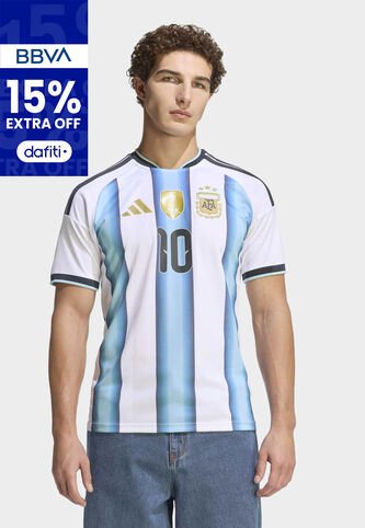 Camiseta adidas Performance Local Argentina 26 Messi Blanco adidas Performance