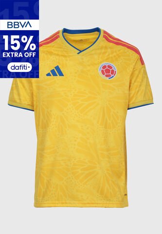 Camiseta Local Selección Colombia 26 adidas Amarillo adidas Performance